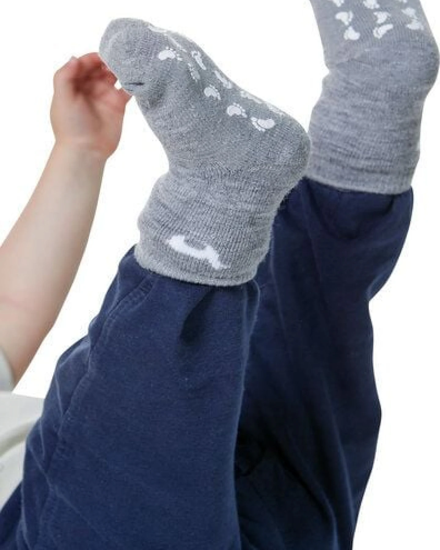 Apu Kuntur Alpaka Kinder Socken aus Peru - Anti-Rutsch – Ansicht 3