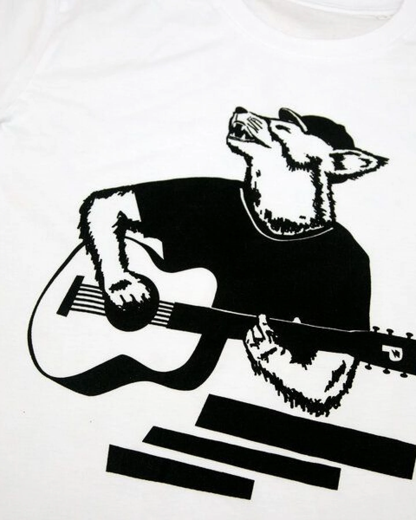 Frank Fuchs mit Gitarre - päfjes Bio Fair Wear Männer/Unisex T-Shirt – Ansicht 2