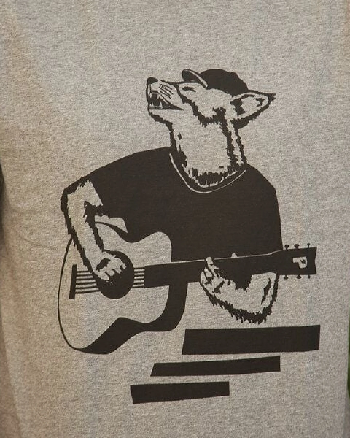 Frank Fuchs mit Gitarre - päfjes Bio Fair Wear Männer/Unisex T-Shirt – Ansicht 4