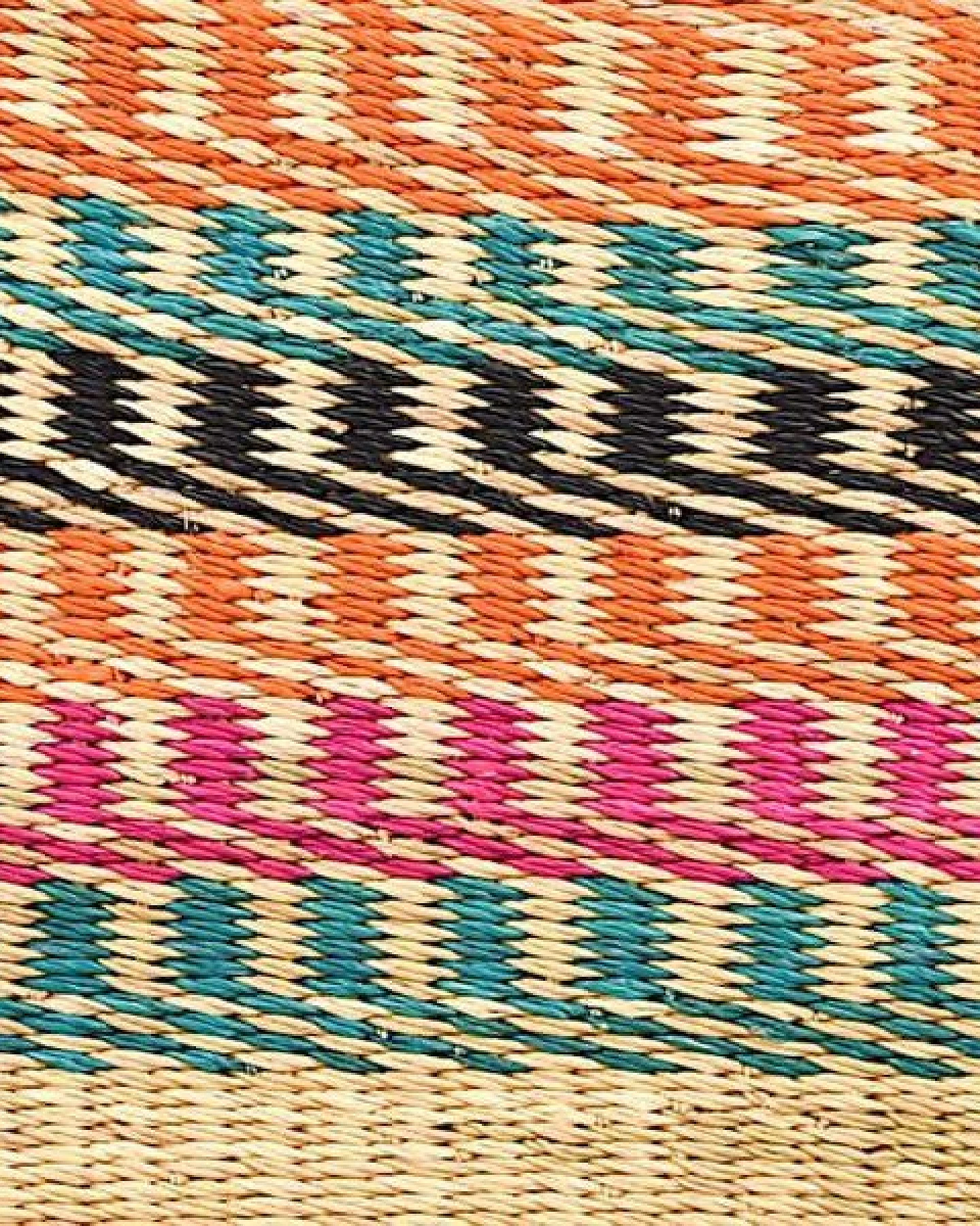 Fair Trade Fahrradkorb - Apana / Bolga / Ashanti / Buli - Handgewebt - The Basket Room – Ansicht 2