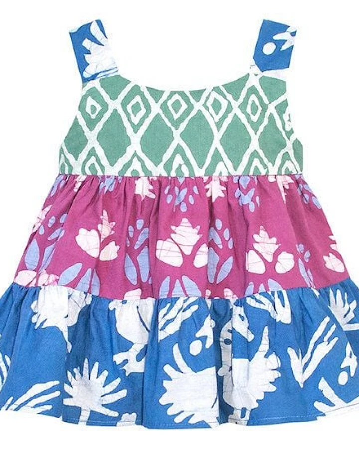 Global Mamas Baby Bio Karussellkleid - Sankofa