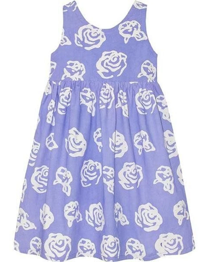 Global Mamas Bio Sonnenkleid - Roses - Violett
