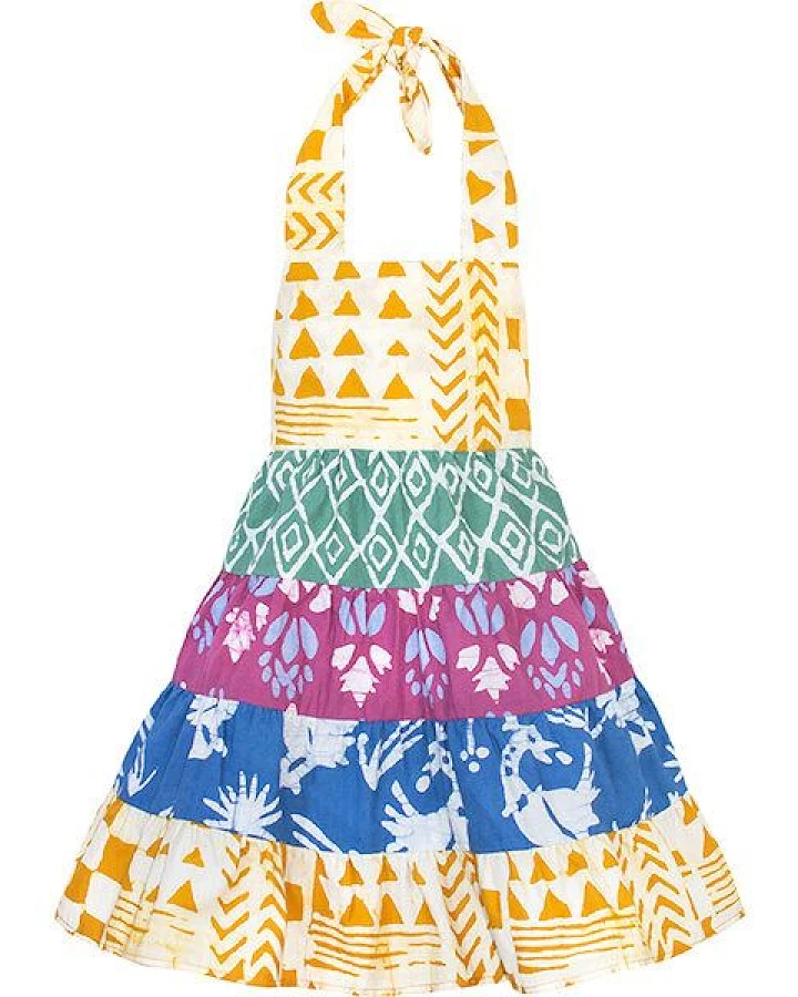 Global Mamas Bio Karussellkleid - Chroma