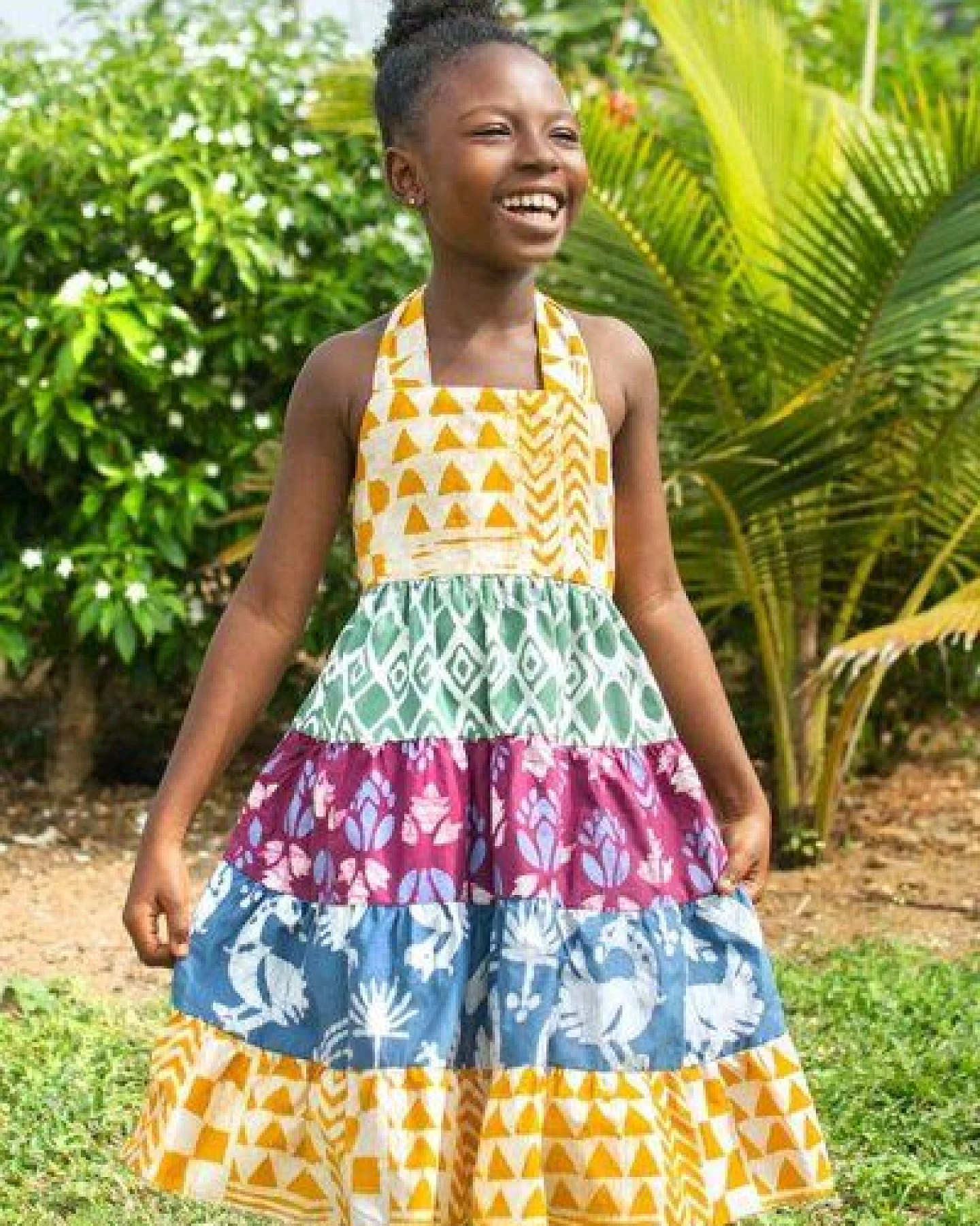 Global Mamas Bio Karussellkleid - Chroma – Ansicht 2