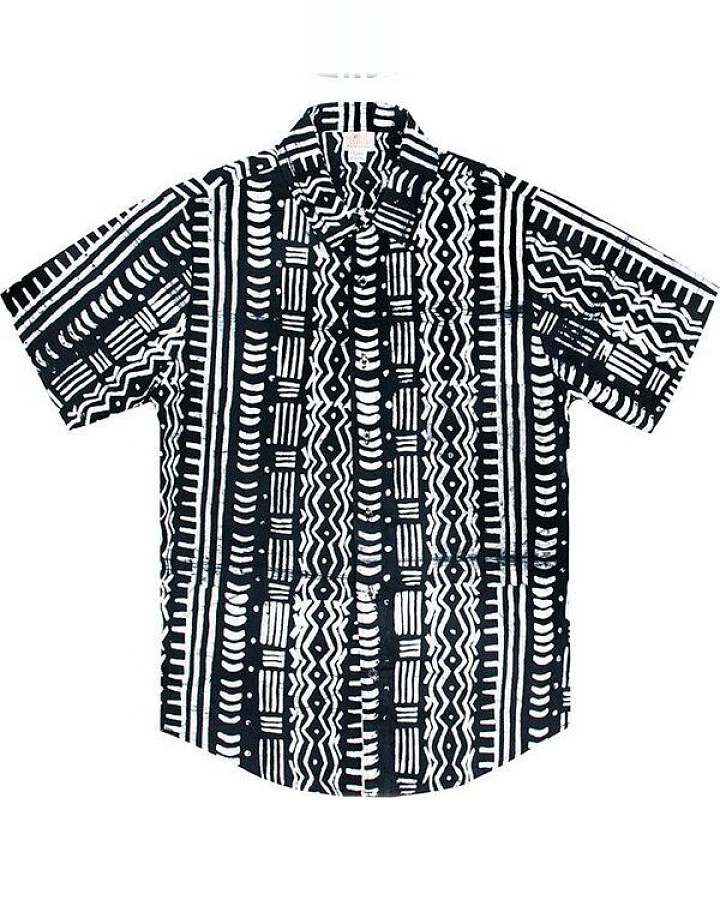 Global Mamas Bio Hemd - Slim Fit - Pathways