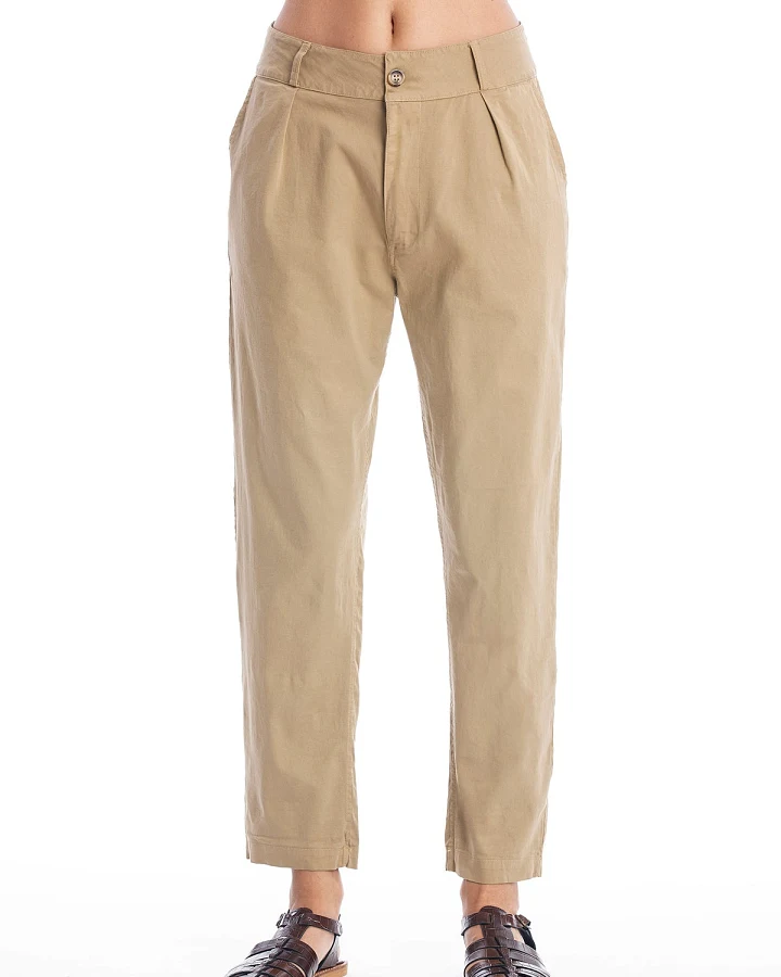 RAVENS VIEW IBIZA Damen vegan Hose Cannes Sand Beige
