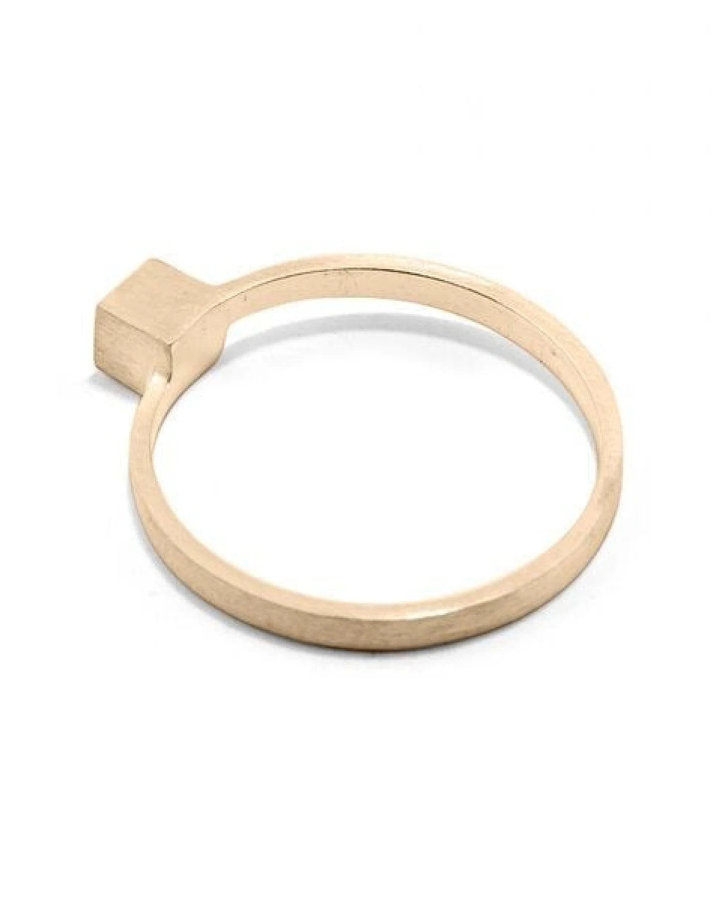 Jonathan Radetz Jewellery Ring CUBE, Gold 585, 14 karat, Größe 50 - 56, Handmade in Germany, JRJ – Ansicht 2