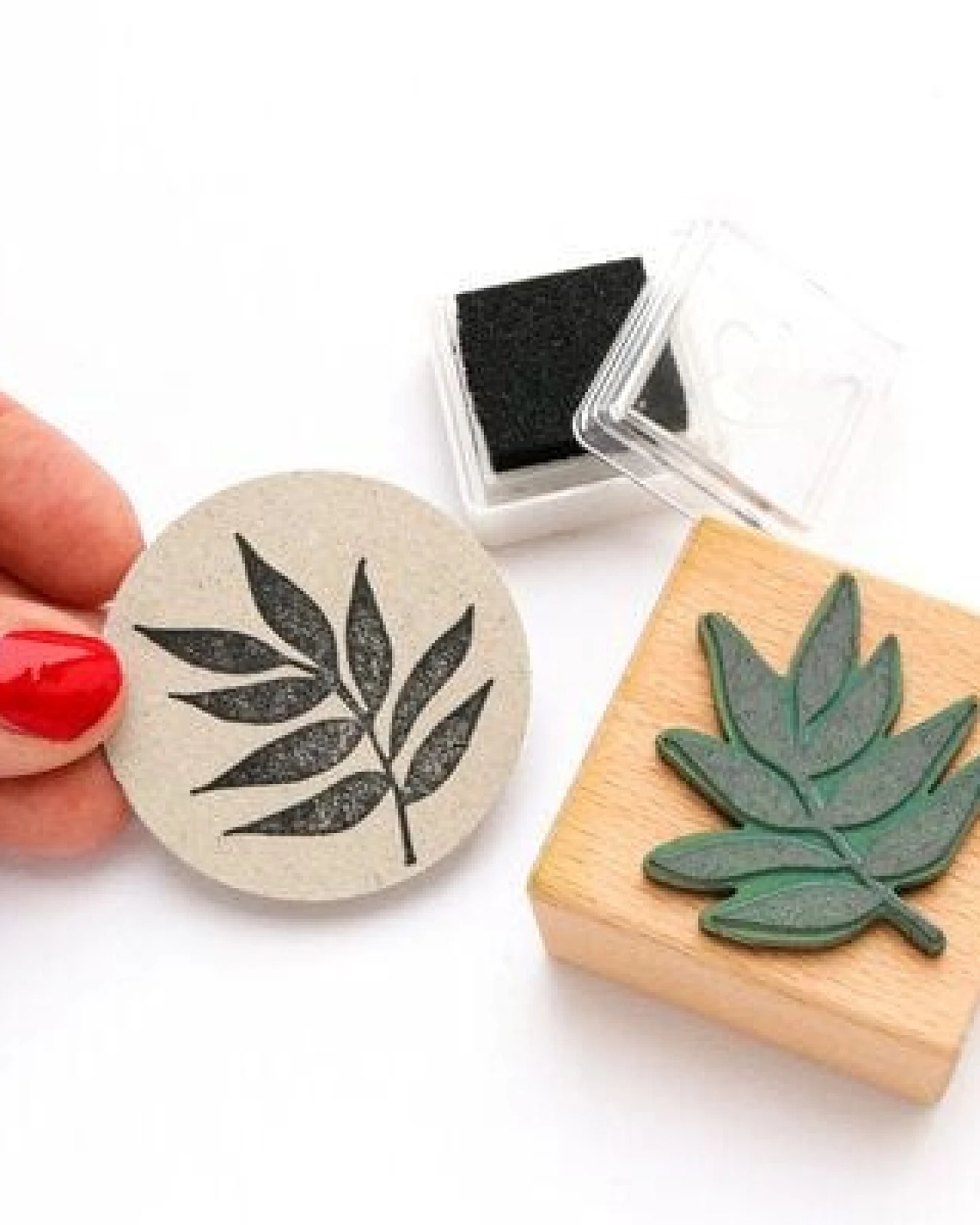 STUDIO KARAMELO STEMPEL ESCHE BLATT – Ansicht 4
