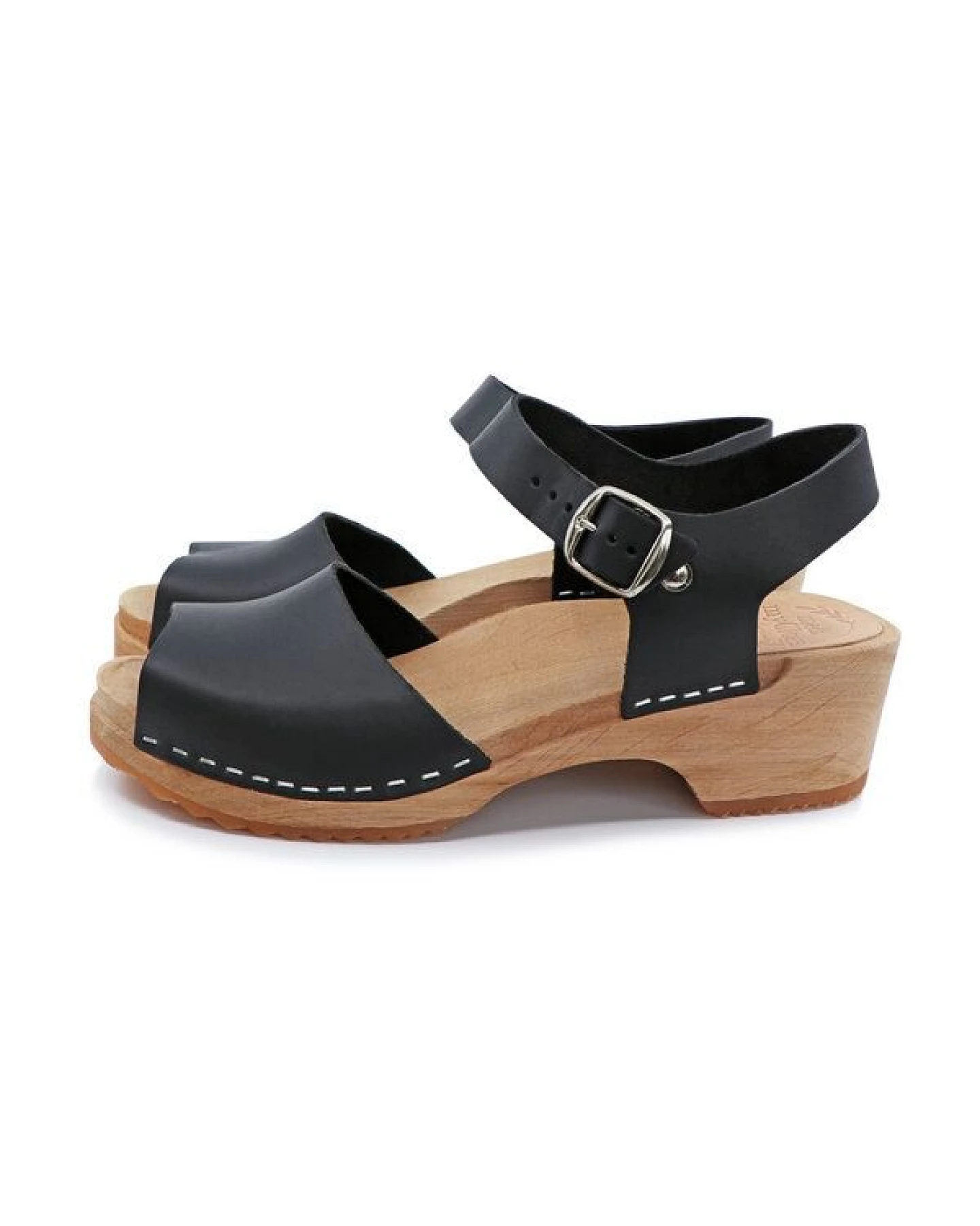 MILA - schwedische Holz Clogs Sandale von me&myclogs - low heel – Ansicht 3