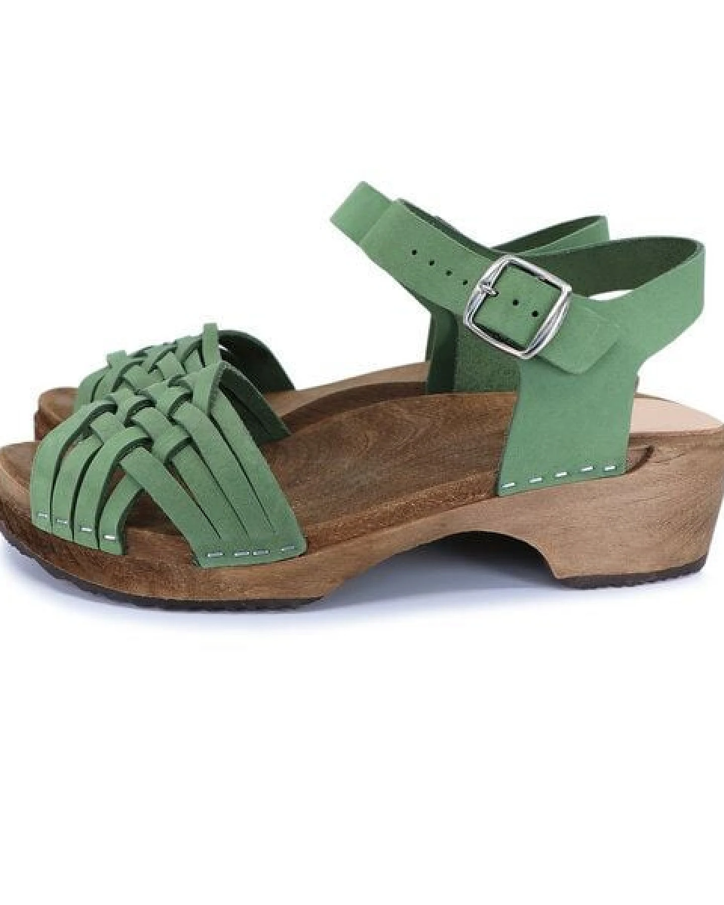 VAR - schwedische Holz Clogs Sandale von me&myclogs - low heel – Ansicht 3