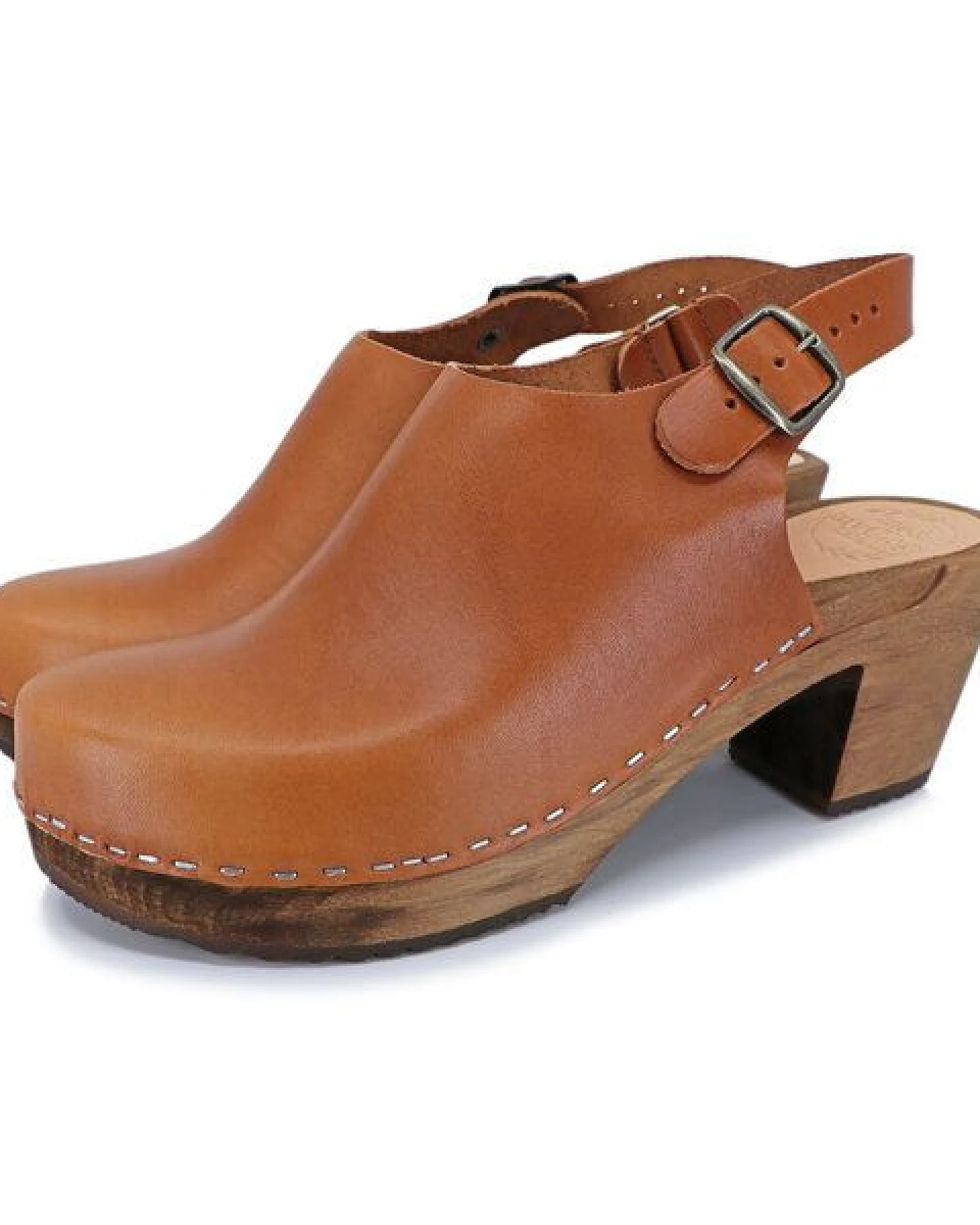 IDÉ - schwedische Holz Clogs von me&myClogs - high mid heel – Ansicht 3