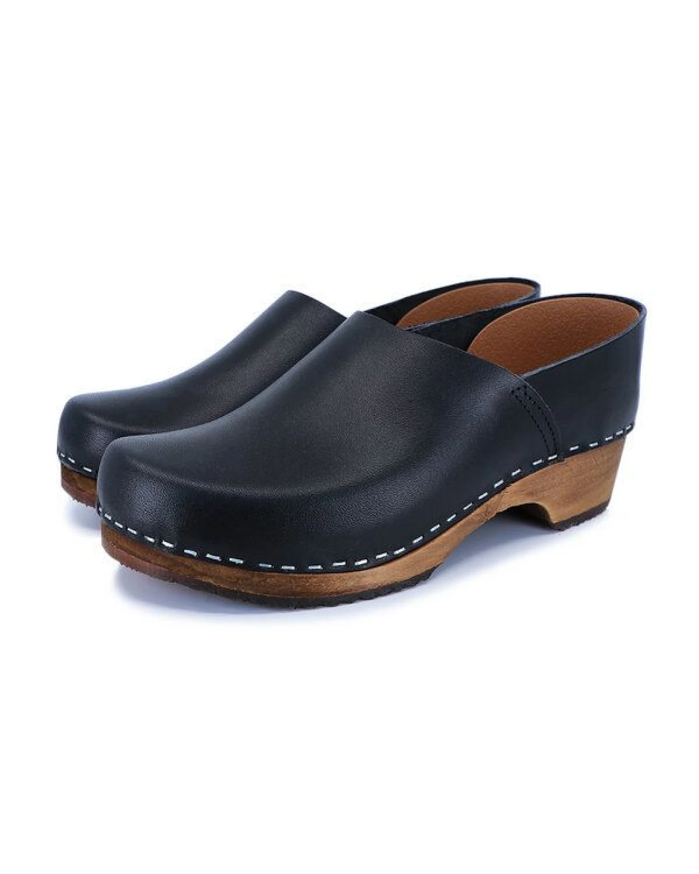SNÖ - Damen & Herren schwedische Holz Clogs von me&myClogs - low heel – Ansicht 3
