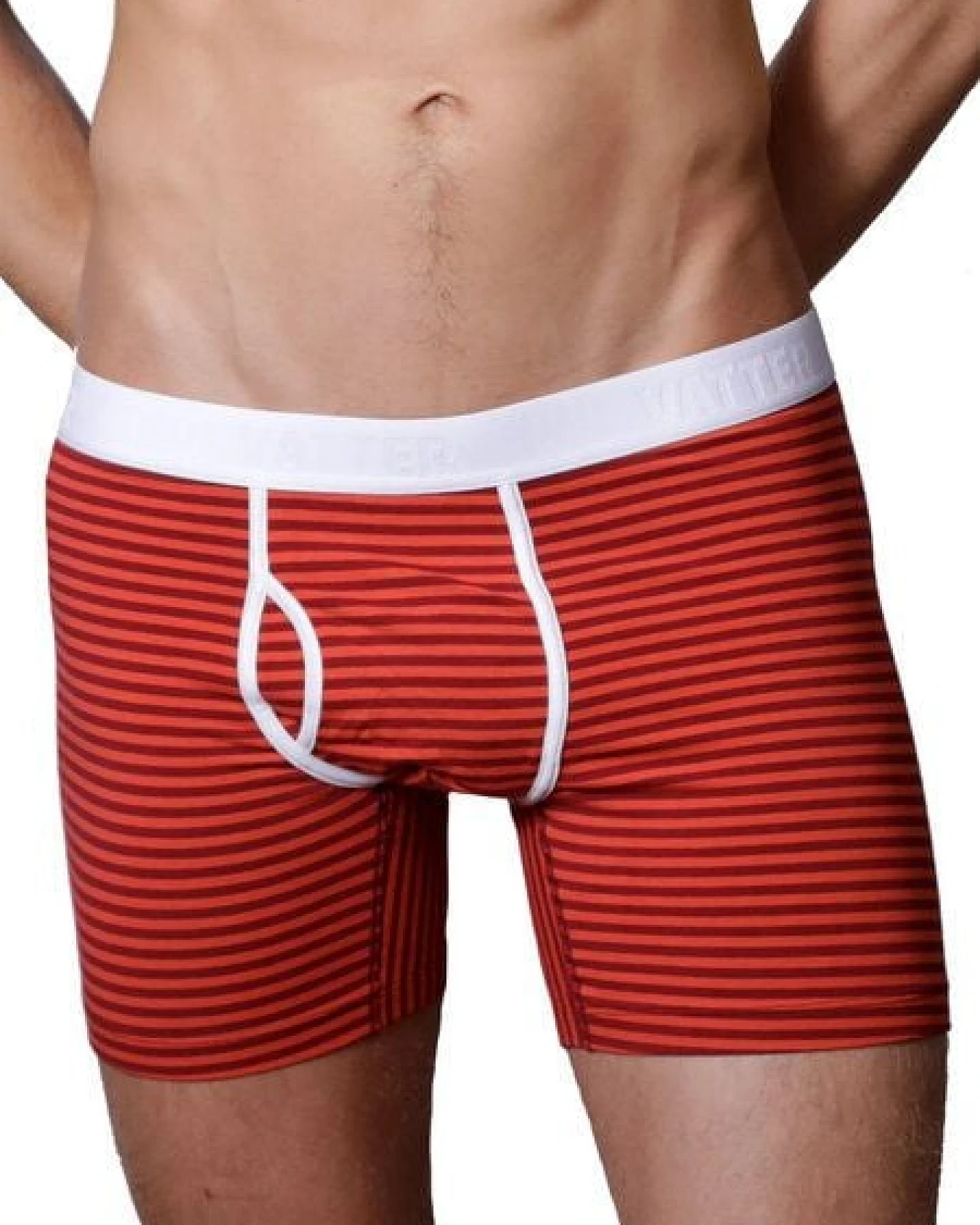 VATTER Boxer Brief "Classy Claus" Red Stripes – Ansicht 3