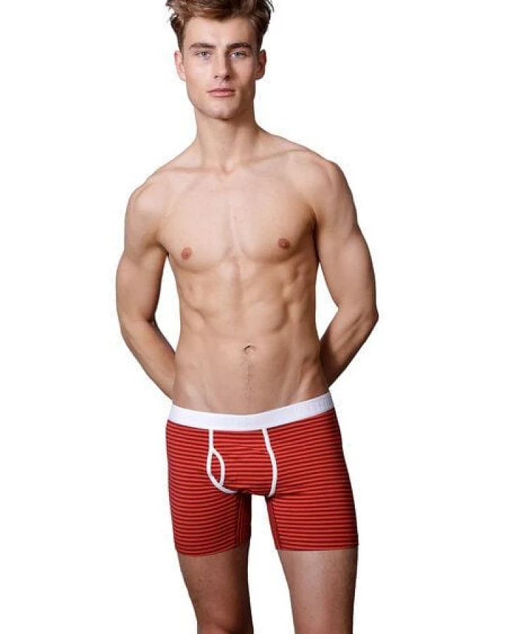 VATTER Boxer Brief "Classy Claus" Red Stripes