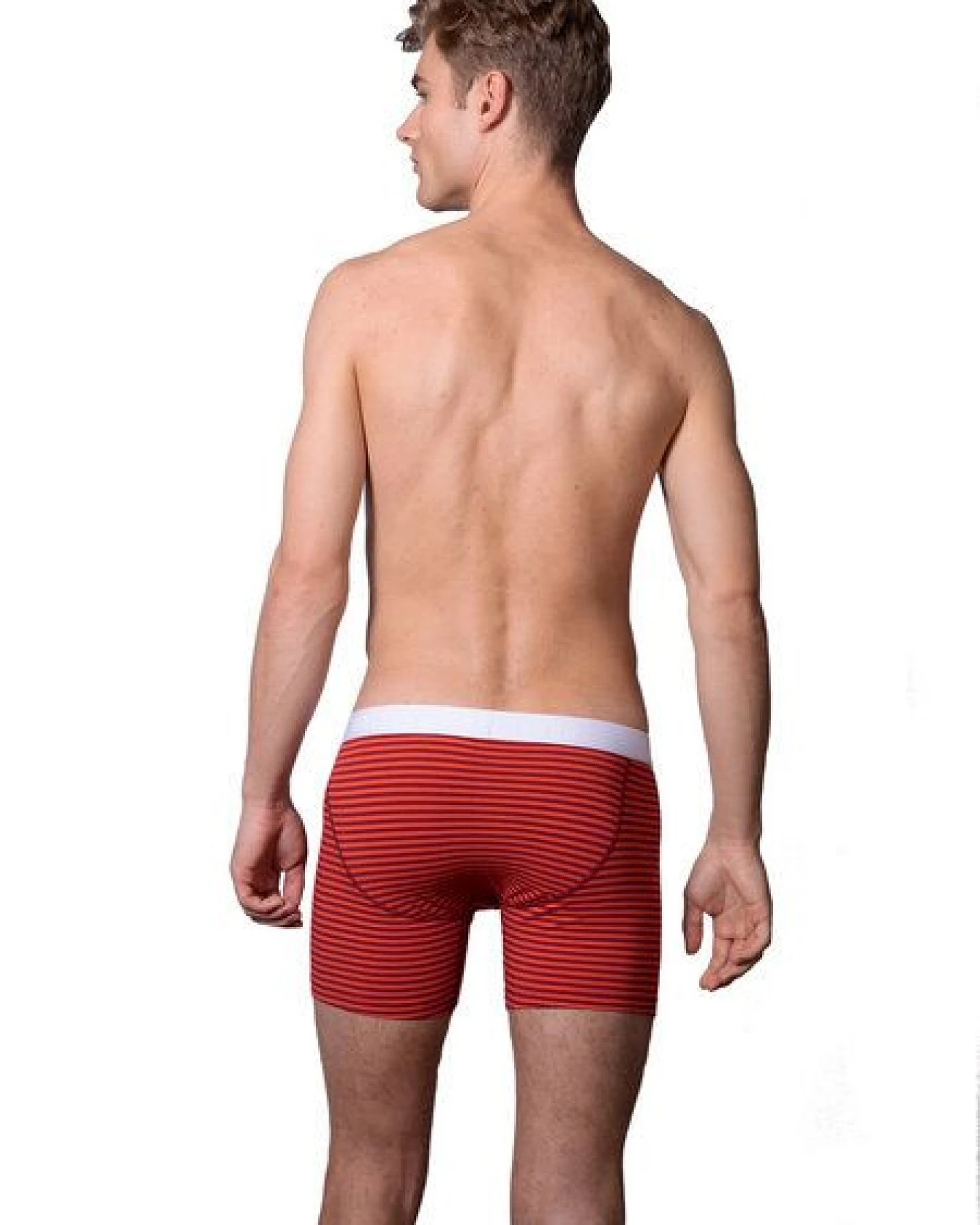 VATTER Boxer Brief "Classy Claus" Red Stripes – Ansicht 2