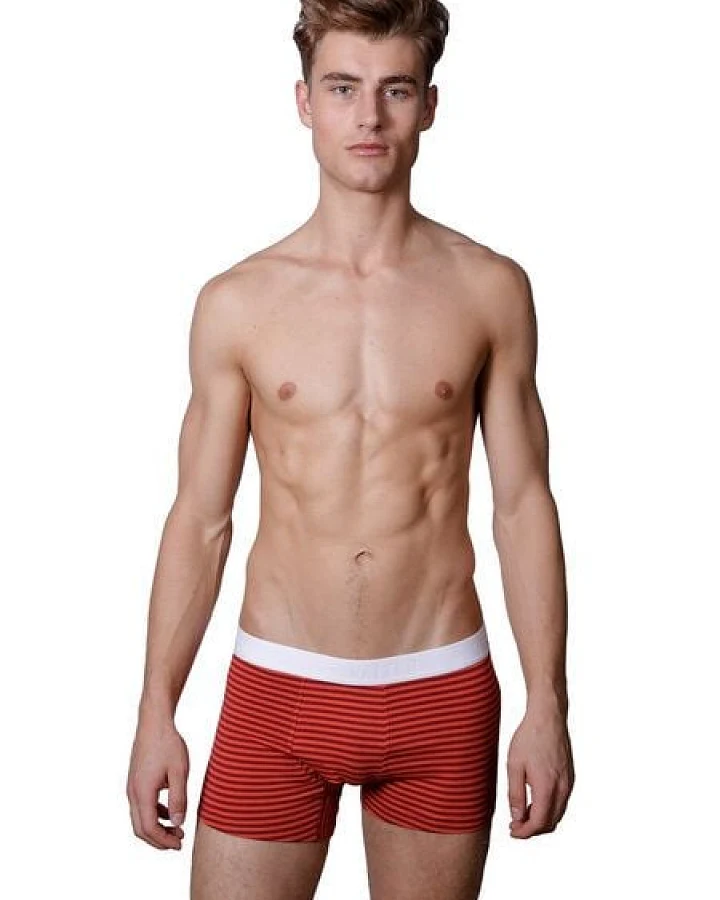 VATTER Trunk Short "Tight Tim" Red Stripes