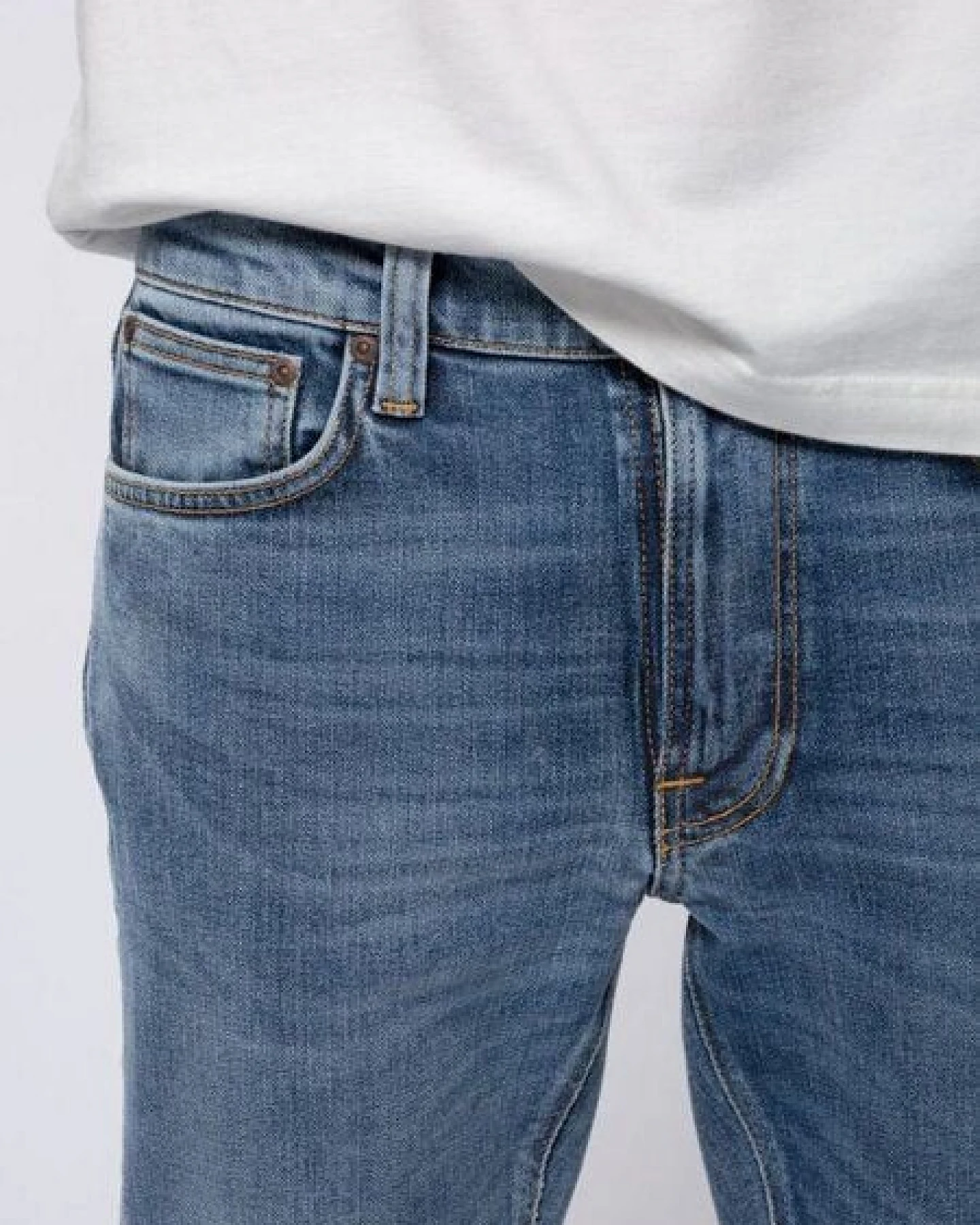 Nudie Jeans Lean Dean Lost Orange – Ansicht 4