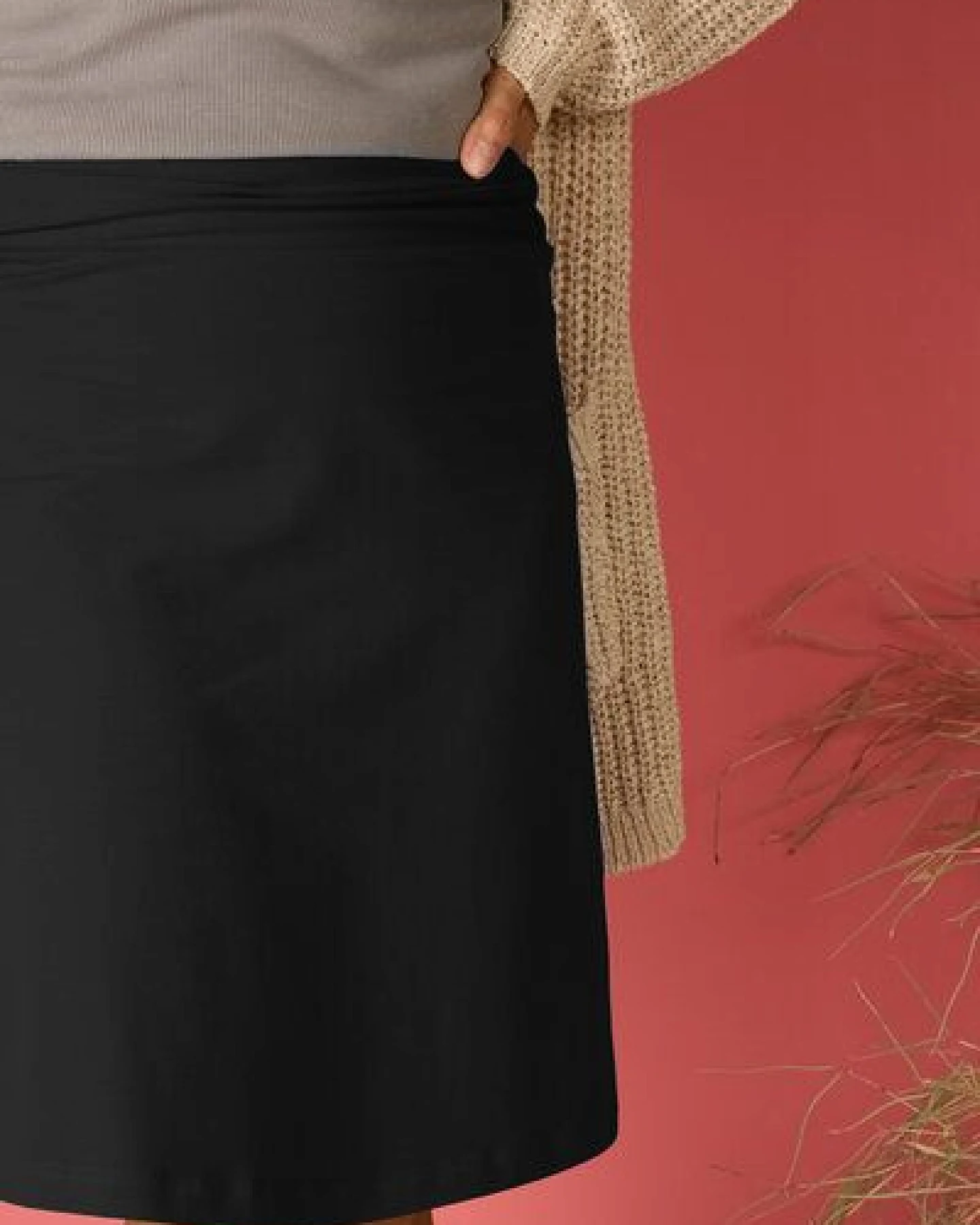 La Gitana Rock A-Linie „June“ – lange Variante, aus Bio-Baumwolljersey – fair & nachhaltig – Ansicht 4