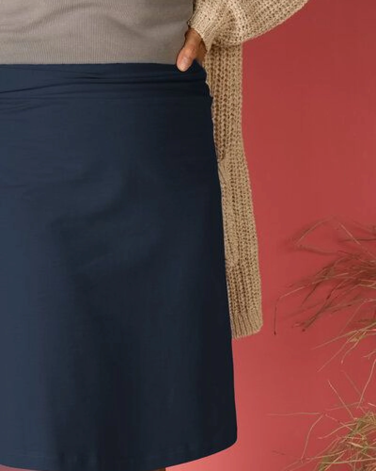 La Gitana Rock A-Linie „June“ – lange Variante, aus Bio-Baumwolljersey – fair & nachhaltig – Ansicht 4