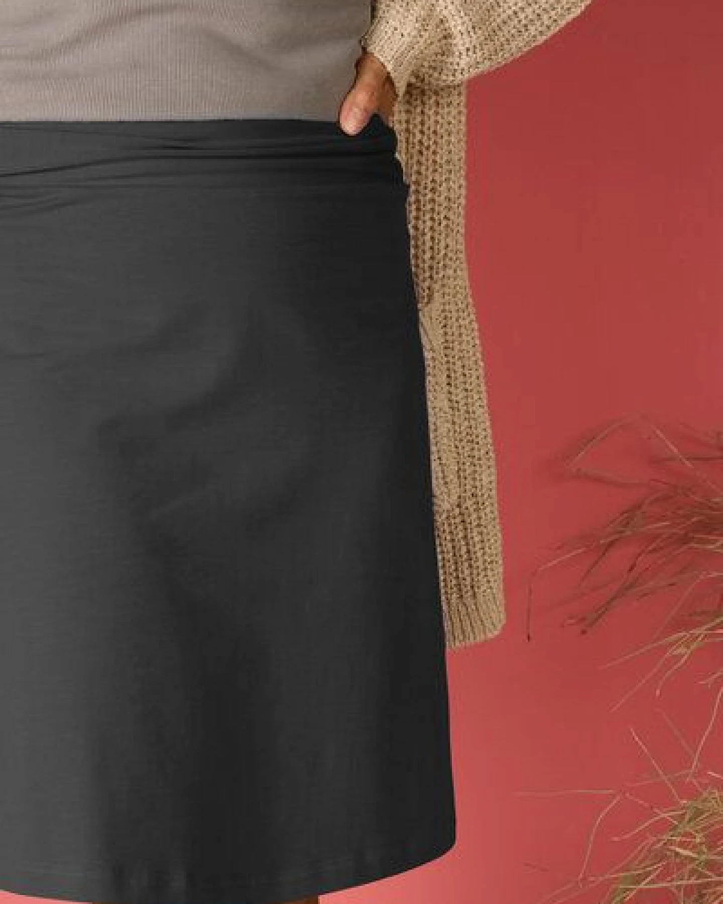 La Gitana Rock A-Linie „June“ – lange Variante, aus Bio-Baumwolljersey – fair & nachhaltig – Ansicht 4