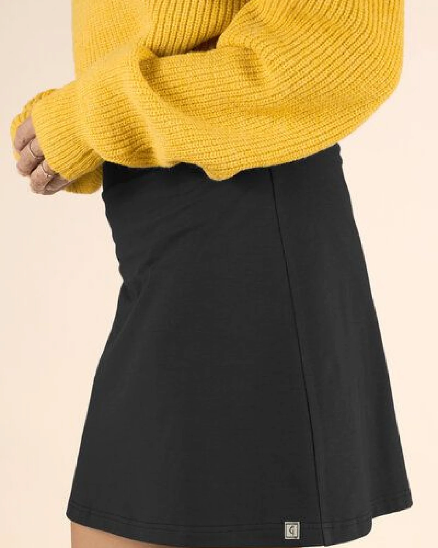La Gitana Rock A-Linie „Junie“ – Standardlänge, aus Bio-Baumwolljersey – fair & nachhaltig – Ansicht 3