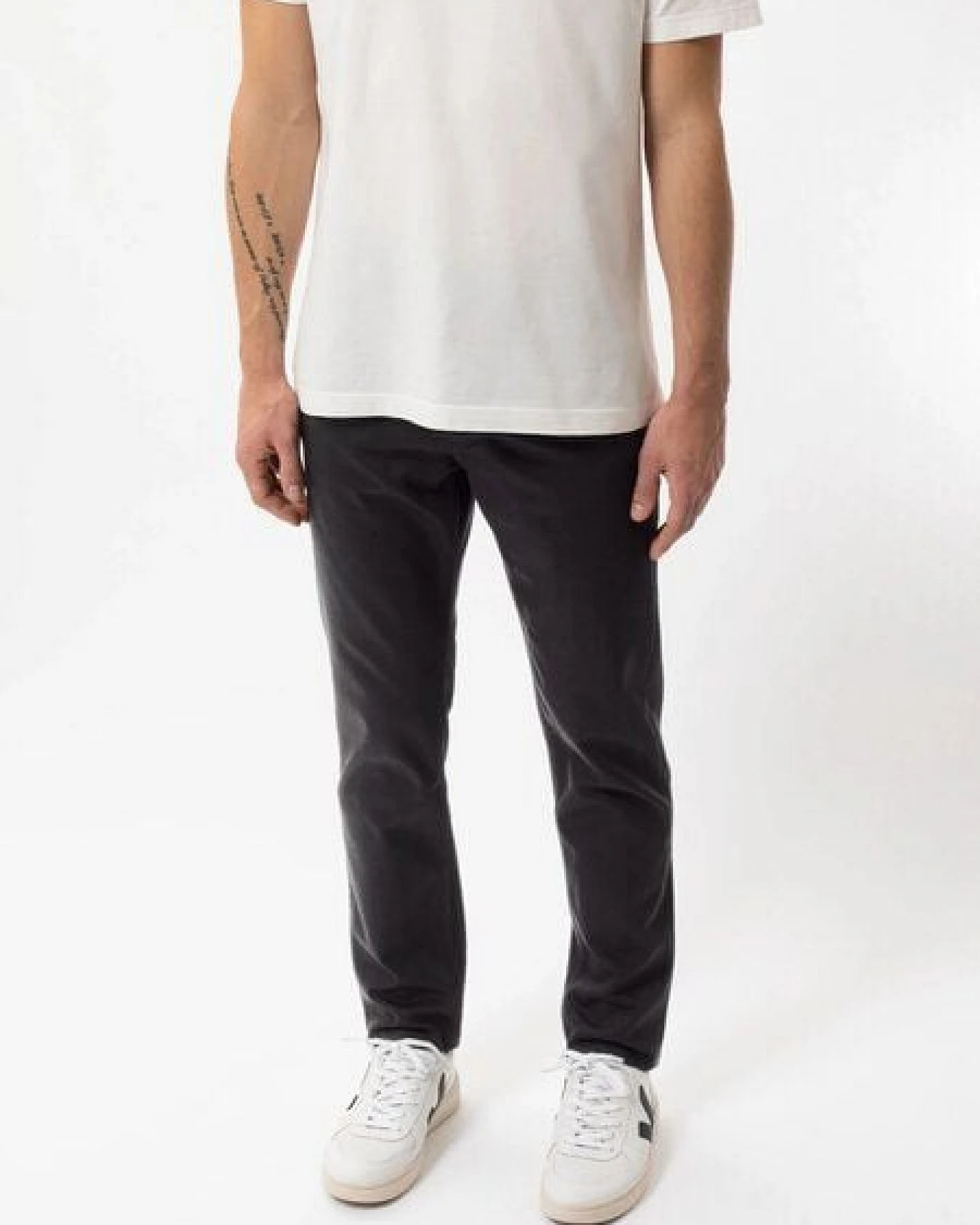 Nudie Jeans Steady Eddie II Dry Everblack – Ansicht 2