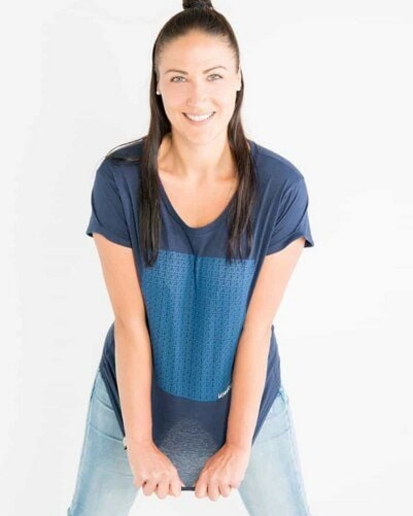 Maishameanslife Uhuru - Frauen Bio T-shirt - Blau – Ansicht 2
