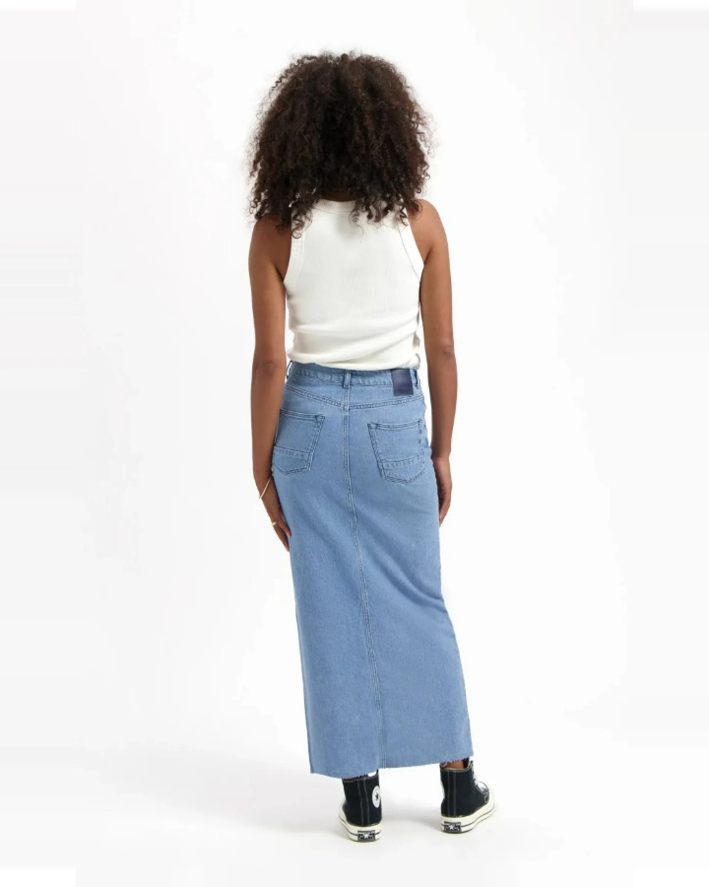 Kuyichi Damen vegan Rock Denim Emilia Hellblau – Ansicht 2