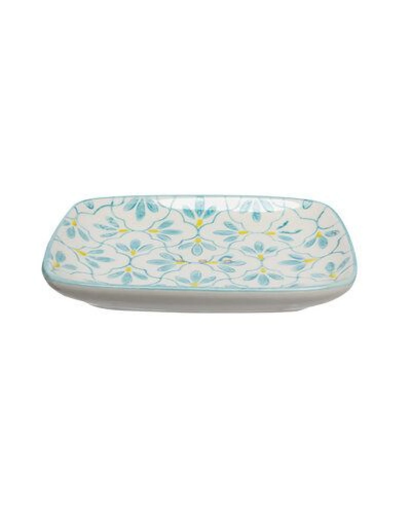 TRANQUILLO Seifenschale aus Steinzeug mit floralen Mustern und Ornamenten 13,5 cm – Ansicht 2