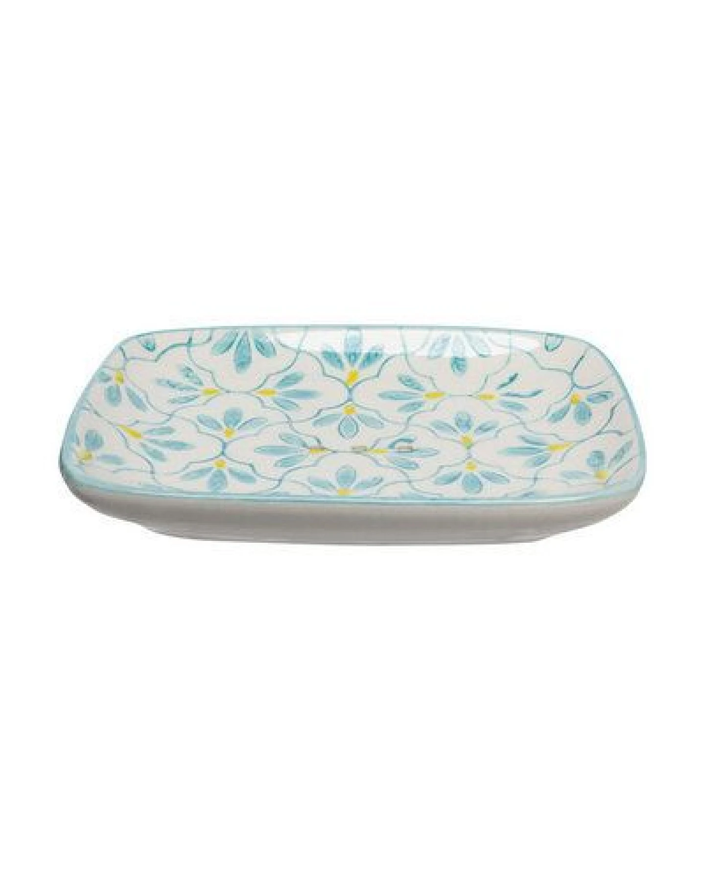 TRANQUILLO Seifenschale aus Steinzeug mit floralen Mustern und Ornamenten 13,5 cm – Ansicht 2