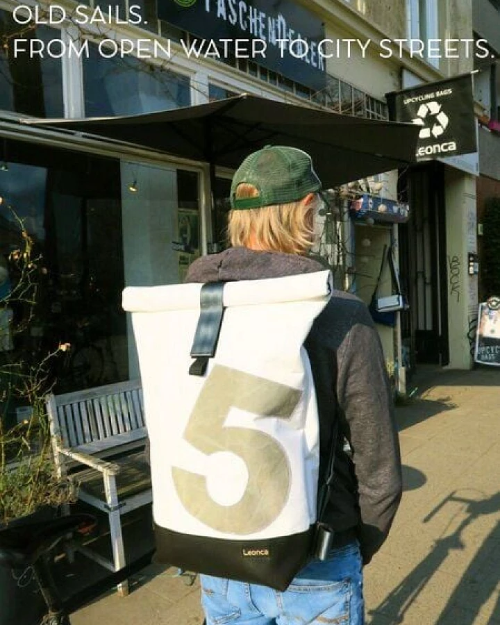 Leonca Rollrucksack Segel in 3 Größen