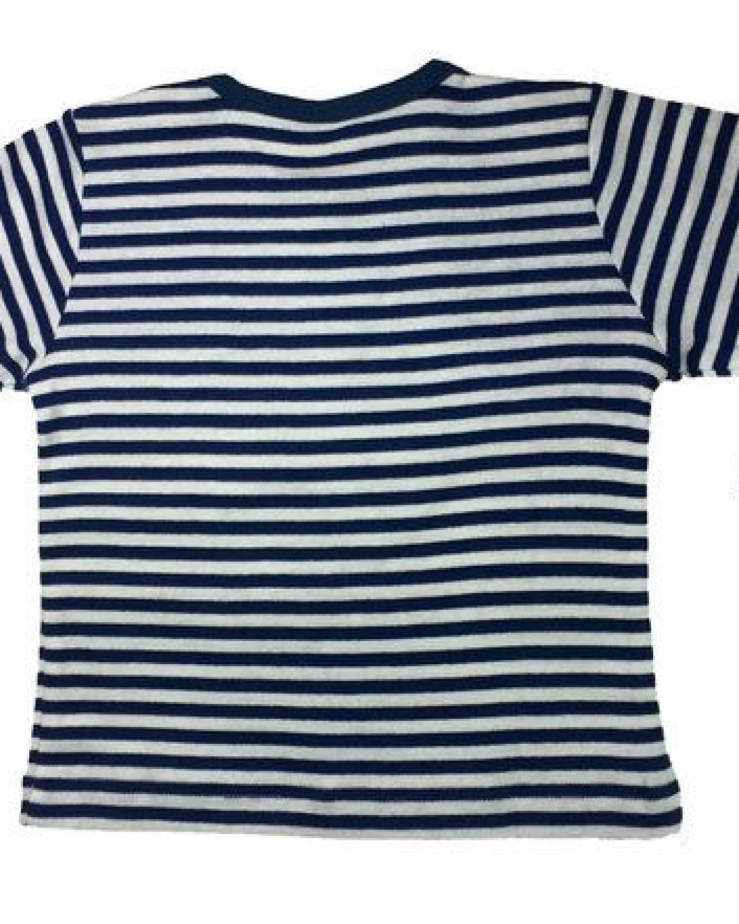 Pat und Patty Gestreiftes Kinder Langarmshirt aus Bio-Baumwolle „Hund“ blau/weiss ,HUD-9 – Ansicht 3