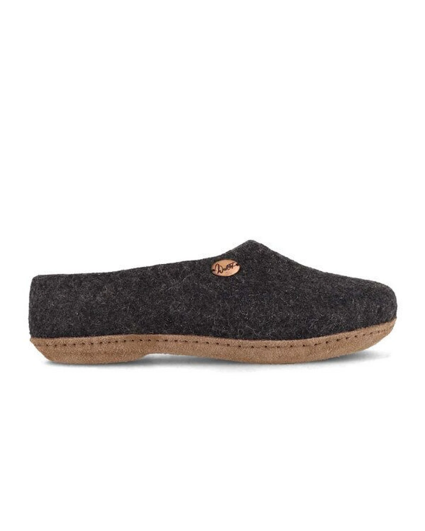 WoolFit Filzhausschuhe „Classic“ mit geschlossener Sohle für extra Halt mit Schuheinlage – Ansicht 2