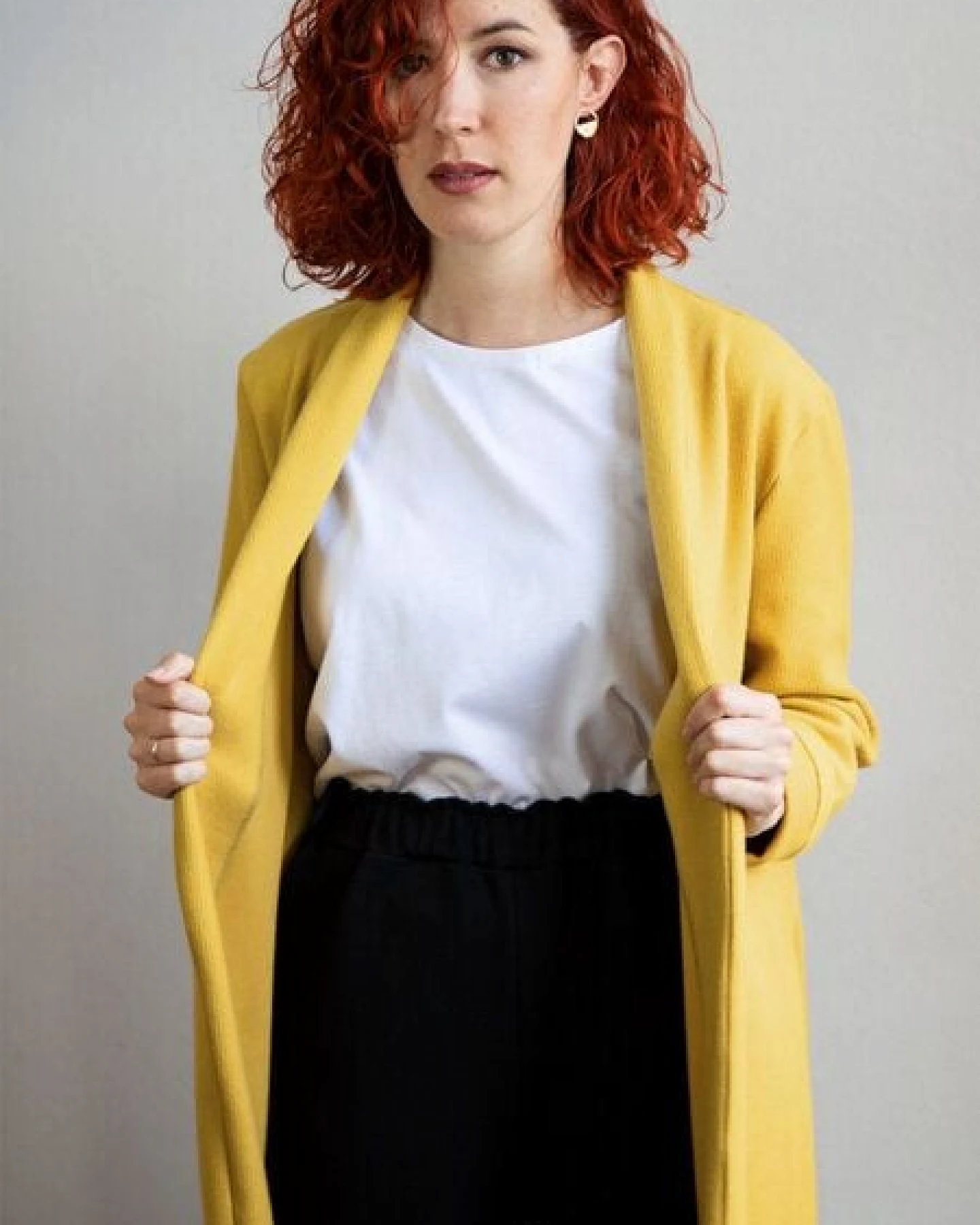 Ecostories Cardigan Sonnenblumen Minzbonbon – Ansicht 3