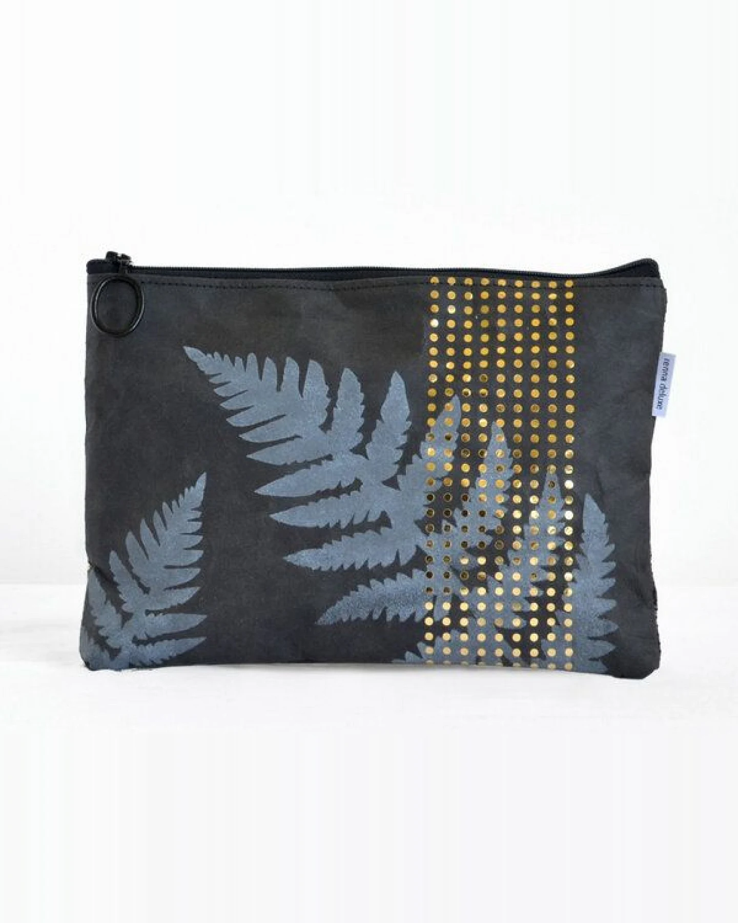 renna deluxe Farn Etui mit Gold Pünktchen Taschenorganizer, vegan – Ansicht 2