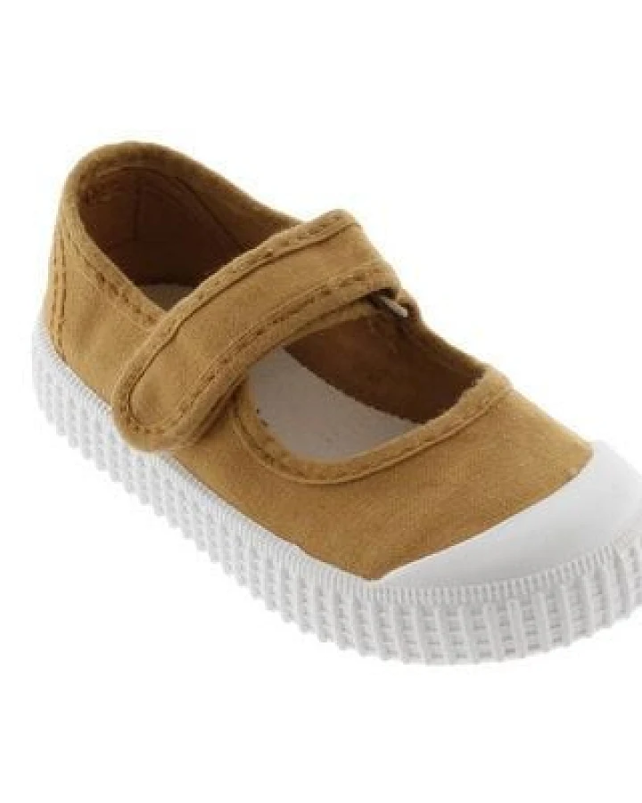 Victoria vegane Kinder-Klett-Ballerinas – Mercedes de Lona