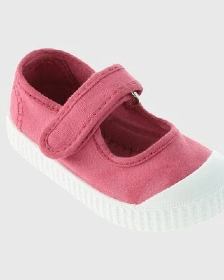 Victoria vegane Kinder-Klett-Ballerinas – Mercedes de Lona