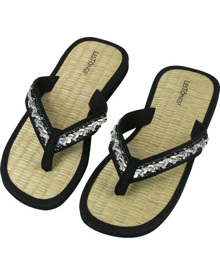 Les Tôngs Les Tongs Zimtlatschen Zori Onyx & Pearl