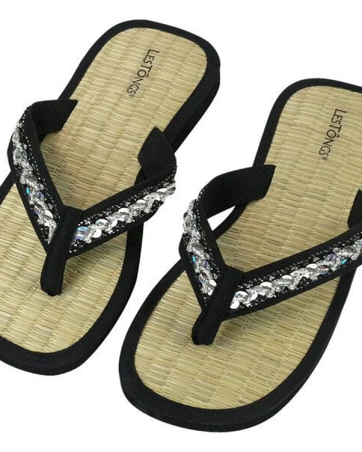 Les Tôngs Les Tongs Zimtlatschen Zori Onyx & Pearl
