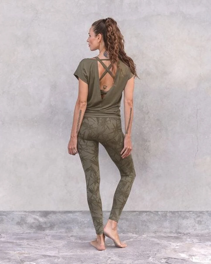 Jaya SMILLA Tencel - Damen - lockeres Shirt für Yoga und Freizeit aus Tencel-Baumwoll-Mix
