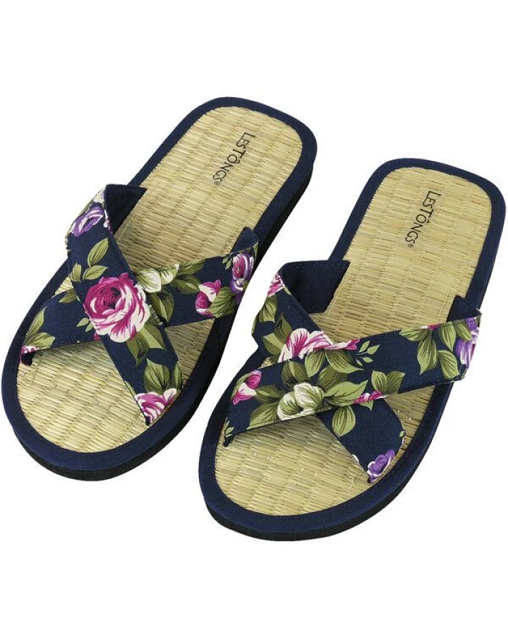 Les Tôngs Les Tongs Zimtlatschen Flower Cross