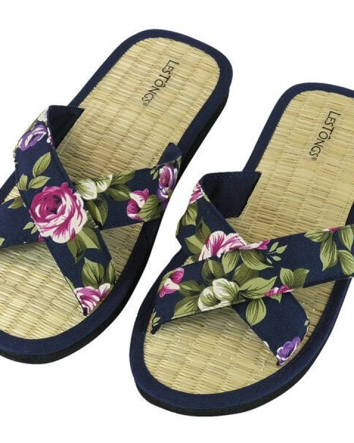 Les Tôngs Les Tongs Zimtlatschen Flower Cross