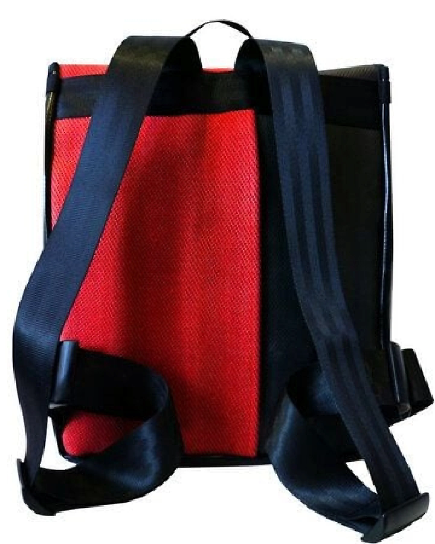 Leonca Rucksack aus Feuerwehrschlauch Rot, Weiss oder Gelb – Ansicht 3