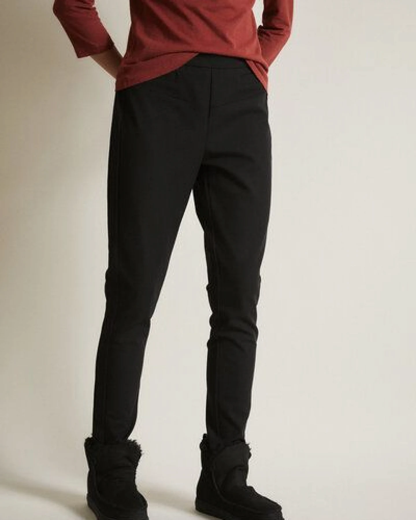 LANIUS Slim Fit Hose aus Bio-Baumwolle mit Comfort Stretch – Ansicht 2