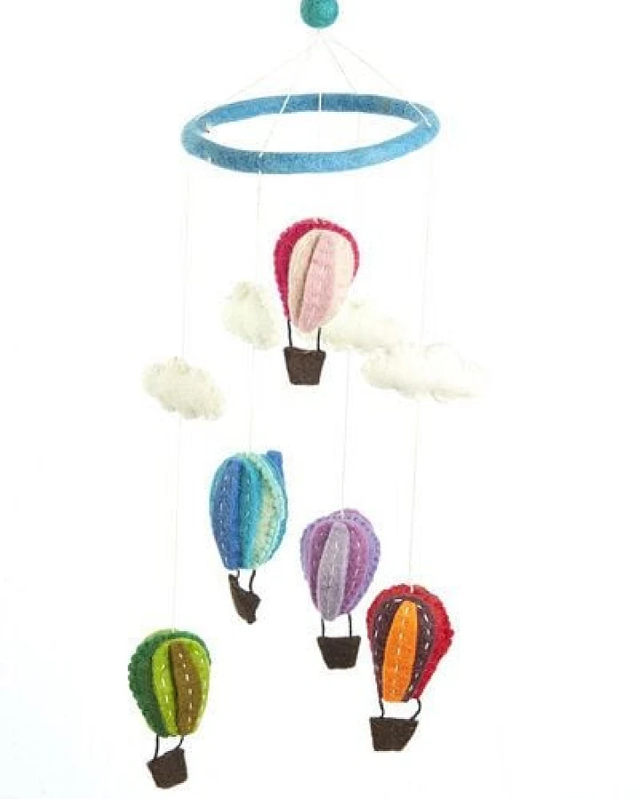 short'n'pietz Mobile mit bunten Heißluftballons