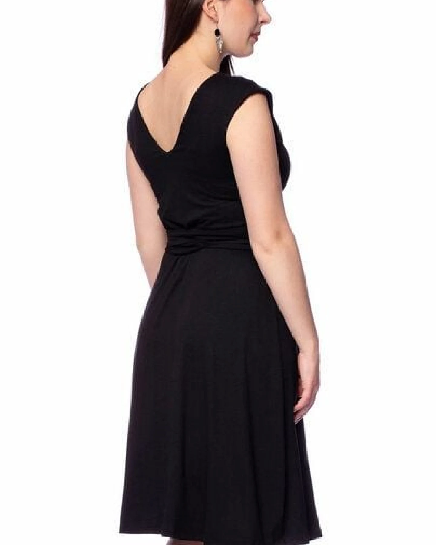 Ingoria SCARLET wendbares Jerseykleid mit separater Kimono-Schärpe – Ansicht 4