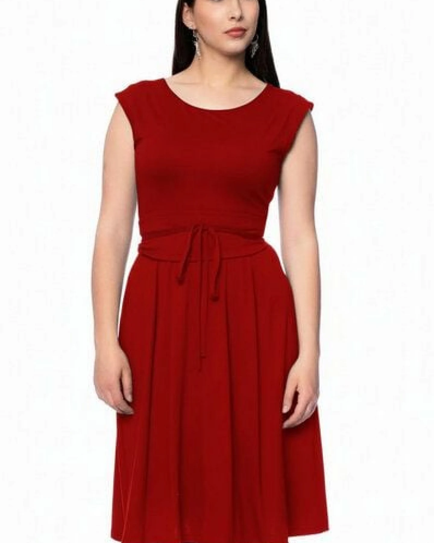 Ingoria SCARLET wendbares Jerseykleid mit separater Kimono-Schärpe – Ansicht 2