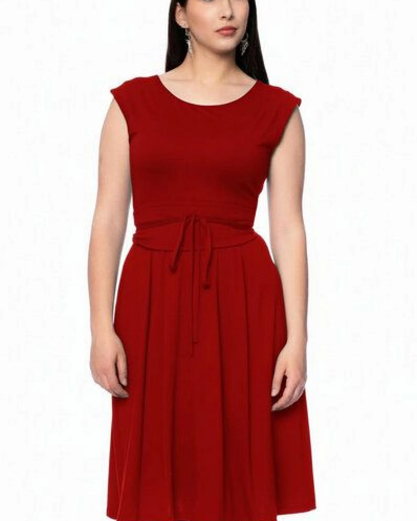 Ingoria SCARLET wendbares Jerseykleid mit separater Kimono-Schärpe – Ansicht 2