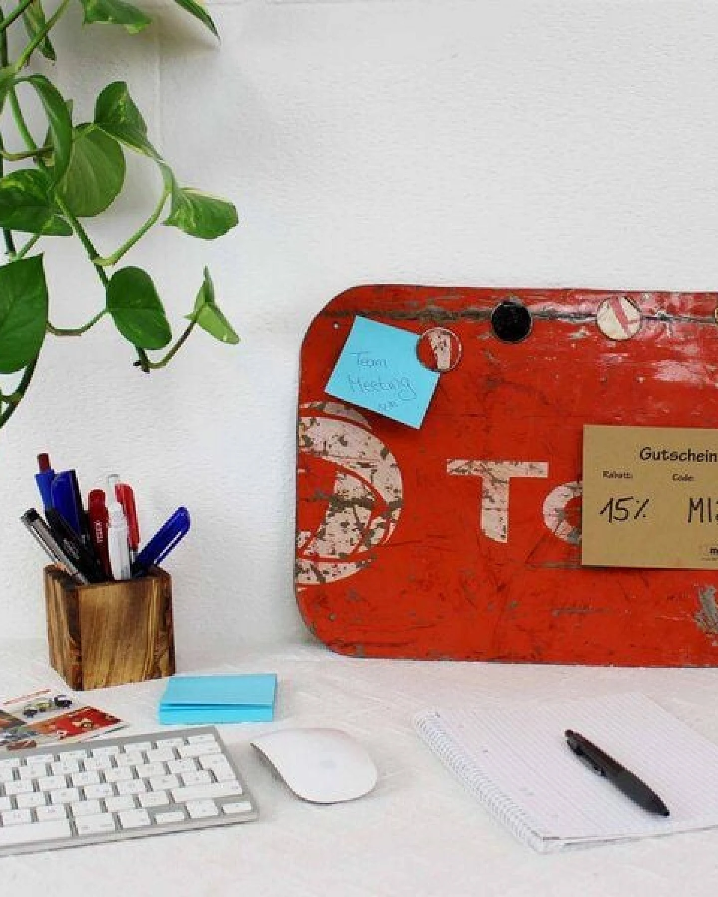 Mitienda Shop Magnetboard aus Ölfässern mit Magneten – Ansicht 2