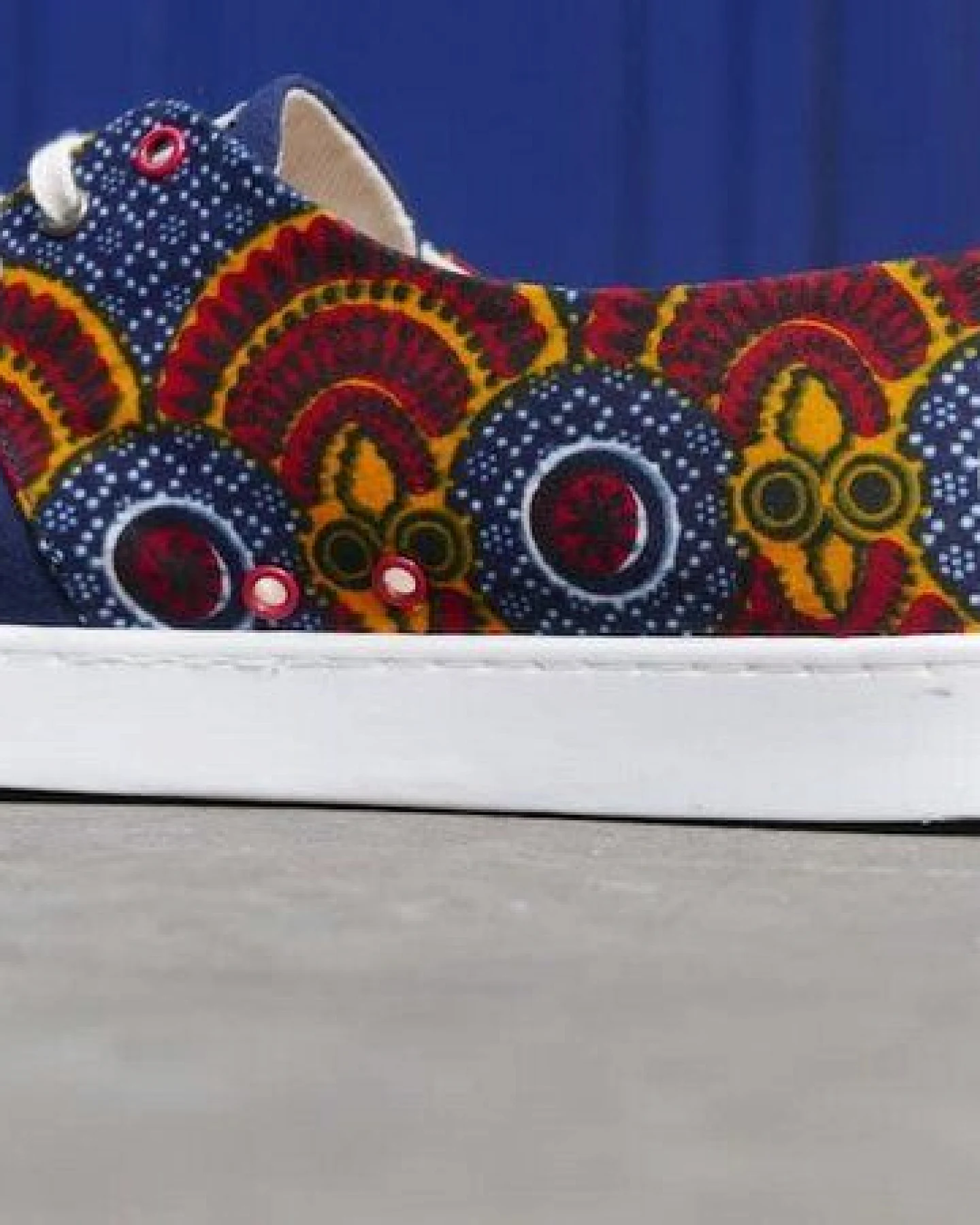 PANAFRICA Bunte Sneaker - Tombouctou - Blau - Unisex – Ansicht 2